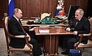 Встреча с Председателем Конституционного Суда Валерием Зорькиным.