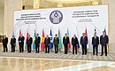 Joint photo session of participants of the meeting of the CIS Council of Heads of State.