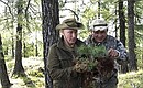 Vladimir Putin spent the weekend in Tyva. With Defence Minister Sergei Shoigu.