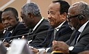 At a meeting with President of Cameroon Paul Biya (second right). Photo: Pavel Bednyakov, RIA Novosti