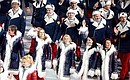Сборная России на церемонии открытия XXII зимних Олимпийских игр. Фото РИА «Новости»