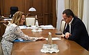 Presidential Commissioner for Children’s Rights Maria Lvova-Belova made a working trip to the Belgorod Region. With Belgorod Region Governor Vyacheslav Gladkov. Photo by the press service of the Presidential Commissioner for Children's Rights