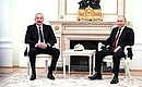 Встреча с Президентом Азербайджана Ильхамом Алиевым. Фото: Павел Бедняков, РИА «Новости»