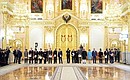 Перед началом церемонии вручения верительных грамот Президенту России.