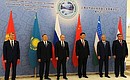 Участники заседания Совета глав государств – участников Шанхайской организации сотрудничества.