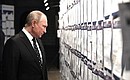 Vladimir Putin at the exhibition of socially meaningful projects, part of the Fourth Community Forum of Active Citizens.