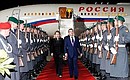 Официальный визит в Германию. Дмитрий и Светлана Медведевы прибыли в Берлин.