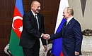С Президентом Азербайджана Ильхамом Алиевым. Фото: Вячеслав Прокофьев, ТАСС