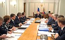 Meeting on expanding Moscow’s boundaries.