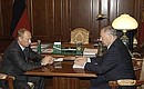 Встреча с президентом Северной Осетии Александром Дзасоховым.