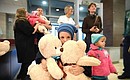 Maria Lvova-Belova placed 24 orphans from the LPR with foster families in the Novosibirsk Region. Photo by the press service of the Presidential Commissioner for Children's Rights