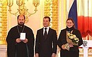 Орденом «Родительская слава» награждены Николай и Ксения Лёвкины.