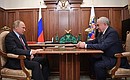 Meeting with Head of the Federal Customs Service Vladimir Bulavin.