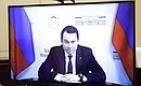 Murmansk Region Governor Andrei Chibis (via videoconference).