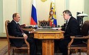 С губернатором Ярославской области Сергеем Ястребовым.