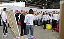Meeting with volunteers of 29th Winter Universiade.