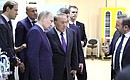 With President of Kazakhstan Nursultan Nazarbayev during a visit to BIOCAD plant. BIOCAD General Director Dmitry Morozov gives explanations.