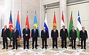 Participants in the informal meeting of the CIS heads of state.