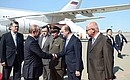 Прибытие в Азербайджанскую Республику.