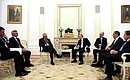 Meeting with President of Czech Republic Milos Zeman.
