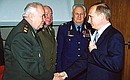 President Putin with Russian Armed Forces Generals.