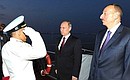 На борту ракетного корабля «Дагестан» Каспийской флотилии ВМФ России.