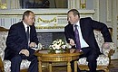 Переговоры с Президентом Украины Леонидом Кучмой.