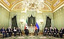 Российско-иранские переговоры в узком составе. Фото: Сергей Бобылёв, ТАСС