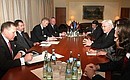 Встреча с вице-канцлером, Федеральным министром иностранных дел Германии Франком-Вальтером Штайнмайером.