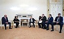 Встреча с президентом Нового банка развития Дилмой Роуссефф. Фото: Алексей Даничев, РИА «Новости»