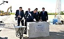 Chief of Staff of the Presidential Executive Office Sergei Ivanov attended the cornerstone-laying ceremony for a stretch of the M-11 Moscow-St Petersburg toll motorway between the 543rd and 684th kilometres.