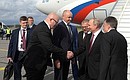 Vladimir Putin arrived in Finland on a working visit at the invitation of the President of Finland, Sauli Niinistö.