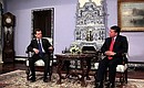 With King Abdullah II of Jordan