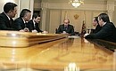 Встреча с руководителями Читинской области и Агинского Бурятского автономного округа.