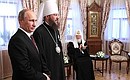 Vladimir Putin awarded the Order of Friendship to Metropolitan Antony of Borispol, chancellor of the Ukrainian Orthodox Church of the Moscow Patriarchate.