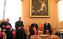 Встреча с Государственным секретарём Ватикана Пьетро Паролином.