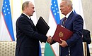 По итогам российско-узбекистанских переговоров президентами двух стран подписаны Декларация об углублении стратегического партнёрства и Меморандум о взаимопонимании о дальнейших совместных мерах по присоединению Узбекистана к Договору о зоне свободной торговли.