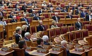 Встреча с членами Совета законодателей. Фото: Александр Демьянчук, ТАСС