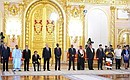 Foreign ambassadors who presented their letters of credence to the President of Russia.