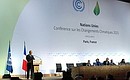 Выступление на конференции стран – участниц Рамочной конвенции ООН по вопросам изменения климата.