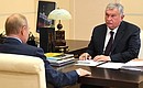 With Rosneft CEO and Chairman of the Management Board Igor Sechin.