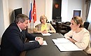 The Presidential Commissioner for Children’s Rights paid a working visit to the Volgograd Region. With Governor Andrei Bocharov.