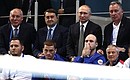 Attending boxing competitions held as part of the 2nd European Games. Photo: TASS