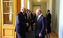 С Президентом Республики Беларусь Александром Лукашенко.