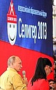 На Всероссийском молодёжном форуме «Селигер-2013».