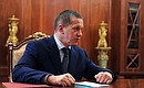Deputy Prime Minister and Presidential Plenipotentiary Envoy to the Far Eastern Federal District Yury Trutnev.