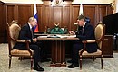 С Министром экономического развития Максимом Решетниковым.