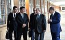 С Председателем Китайской Народной Республики Си Цзиньпином во время посещения Санкт-Петербургского государственного университета.