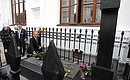 Visiting Kiev Pechersk Lavra. Vladimir Putin laid flowers at the grave of Pyotr Stolypin.