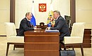 С губернатором Хабаровского края Вячеславом Шпортом.